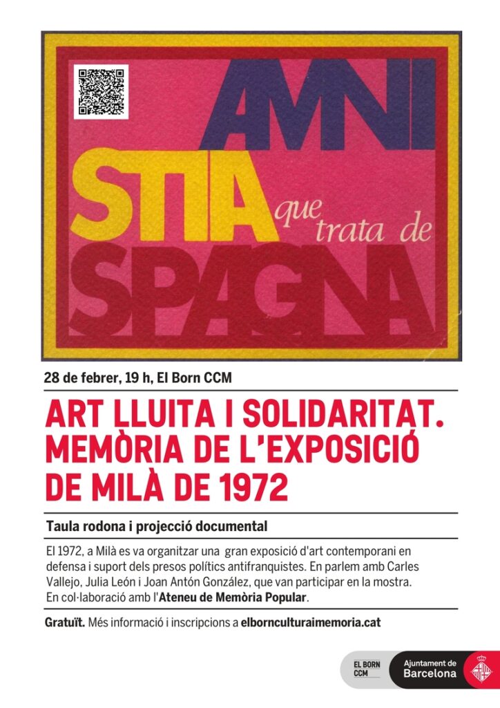 Memòria de l’exposició de Milà de 1972